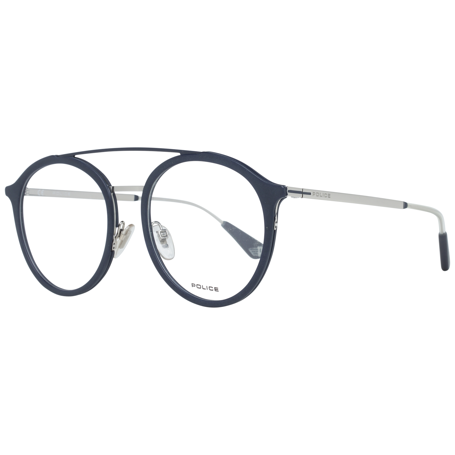 Police Aviator glasses in Grey with Metal frame, model Police Optical Frames VPL688 520C03, from Burghley & Co – Luxury eyewear UK