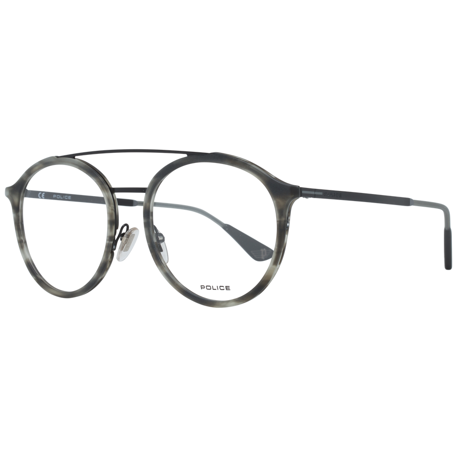 Police Aviator glasses in Grey with Metal frame, model Police Optical Frames VPL688 524ATM, from Burghley & Co – Luxury eyewear UK