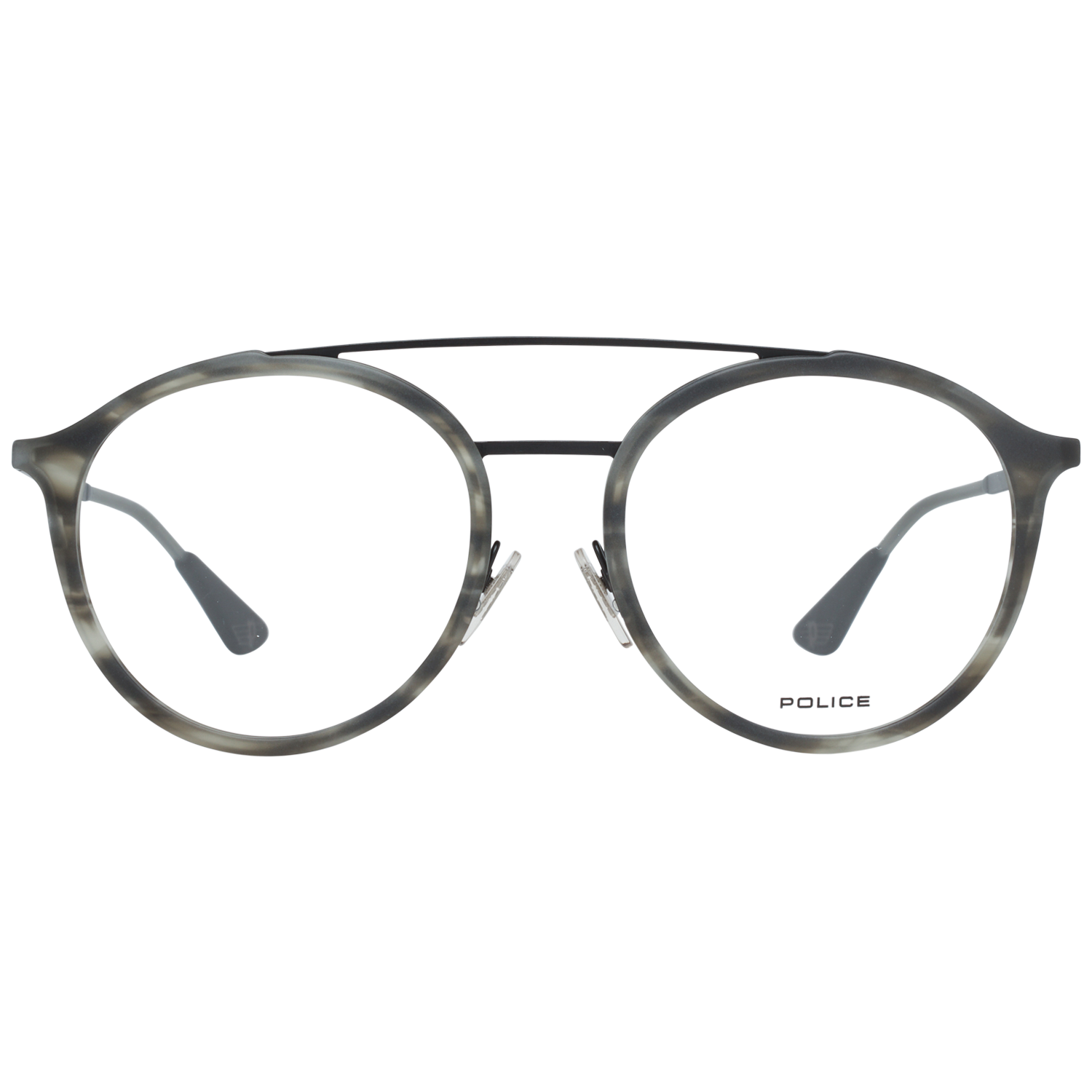 Police Aviator glasses in Grey with Metal frame, model Police Optical Frames VPL688 524ATM, from Burghley & Co – Luxury eyewear UK