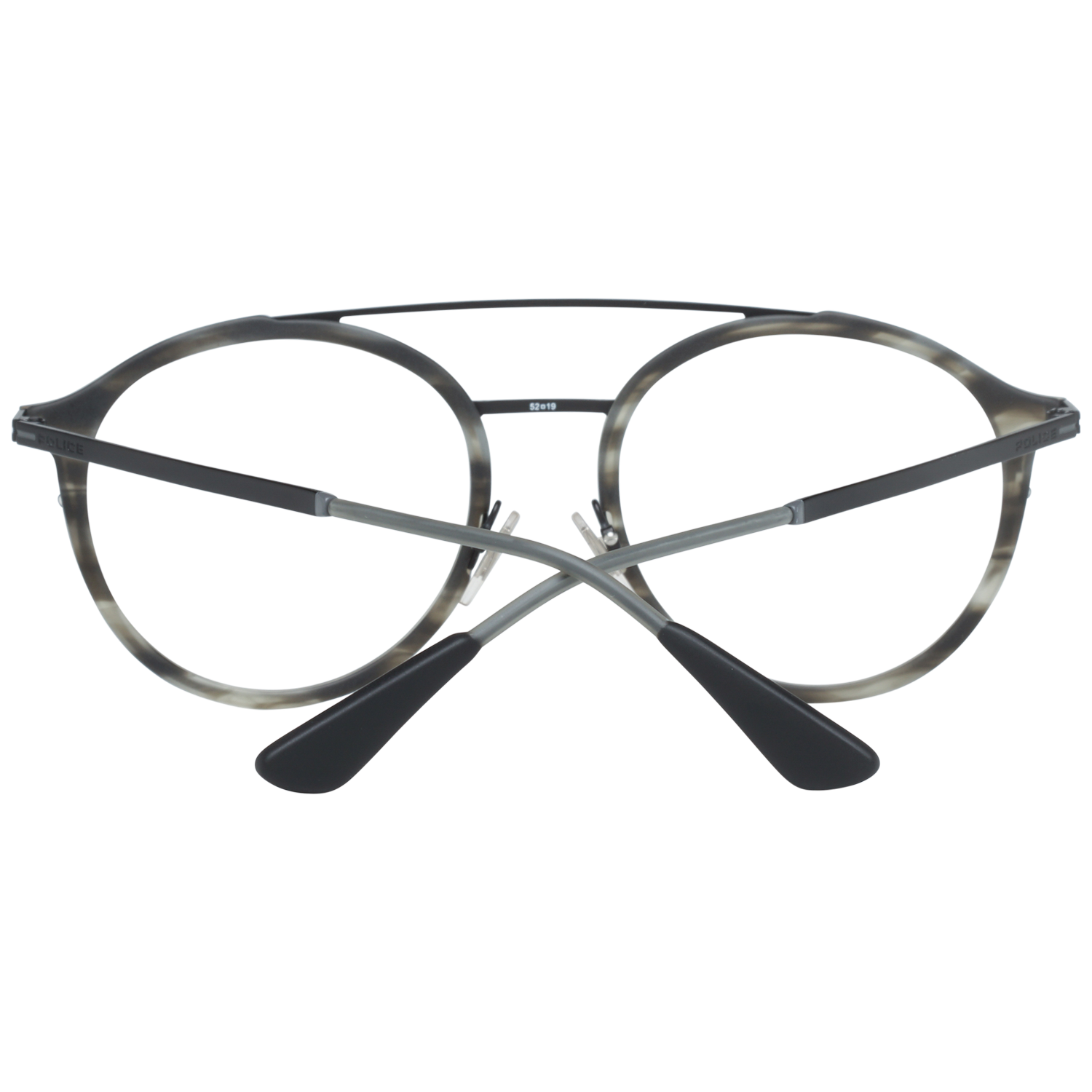 Police Aviator glasses in Grey with Metal frame, model Police Optical Frames VPL688 524ATM, from Burghley & Co – Luxury eyewear UK