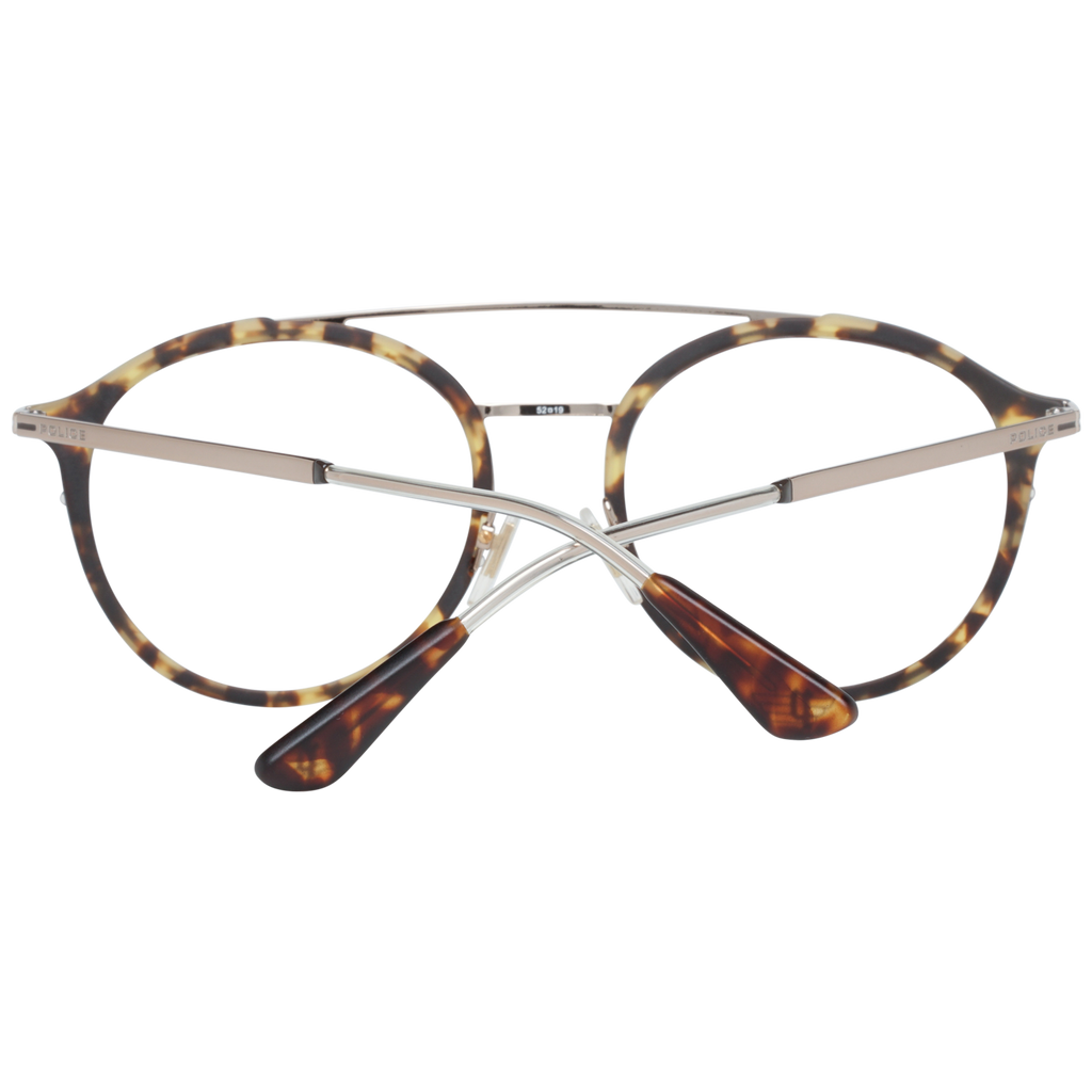 Police Aviator glasses in Brown with Metal frame, model Police Optical Frames VPL688 52741M, from Burghley & Co – Luxury eyewear UK