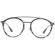 Police Aviator glasses in Grey with Metal frame, model Police Optical Frames VPL688M524ATM, from Burghley & Co – Luxury eyewear UK