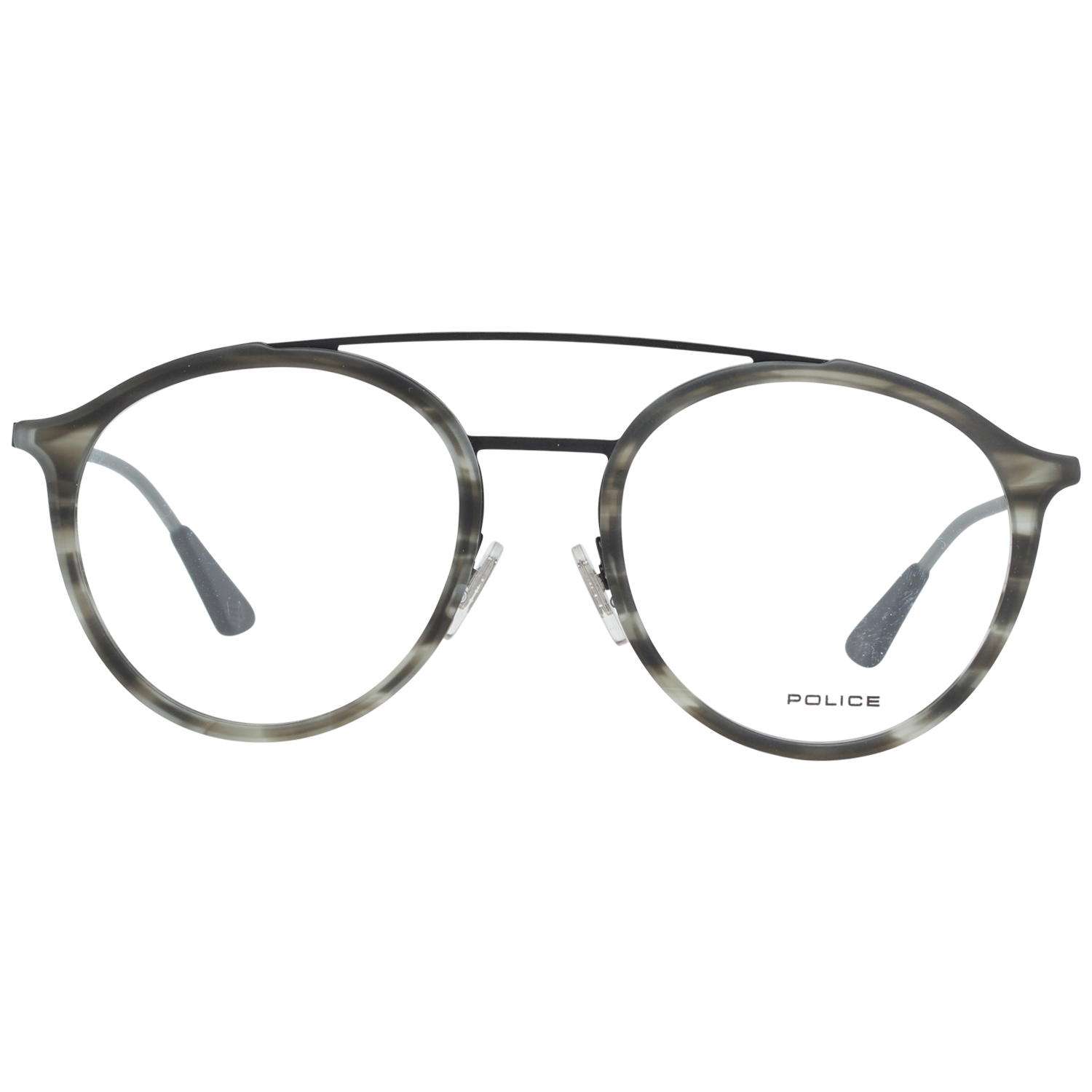 Police Aviator glasses in Grey with Metal frame, model Police Optical Frames VPL688M524ATM, from Burghley & Co – Luxury eyewear UK