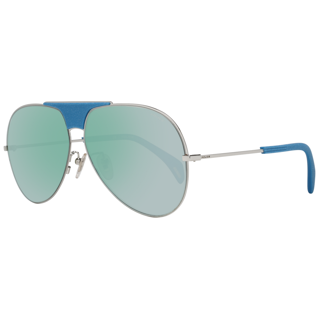 Police Aviator sunglasses in Blue with Plastic frame, model Police Sunglasses SPL740 62579B, from Burghley & Co – Luxury eyewear UK