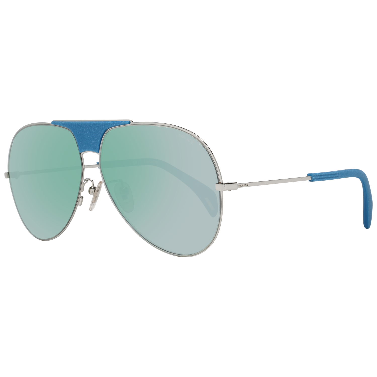 Police Aviator sunglasses in Blue with Plastic frame, model Police Sunglasses SPL740 62579B, from Burghley & Co – Luxury eyewear UK