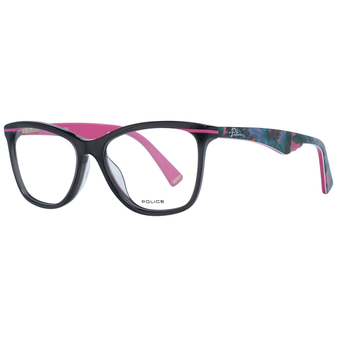 Police Rectangle glasses in Multicolor with Plastic frame, model Police Optical Frames VPL760E 5209HP, from Burghley & Co – Luxury eyewear UK