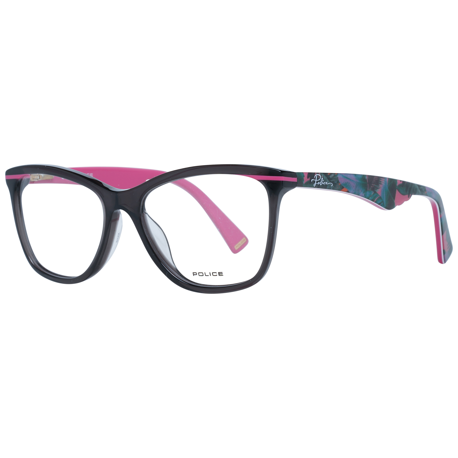 Police Rectangle glasses in Multicolor with Plastic frame, model Police Optical Frame VPL760E 09HP 52, from Burghley & Co – Luxury eyewear UK