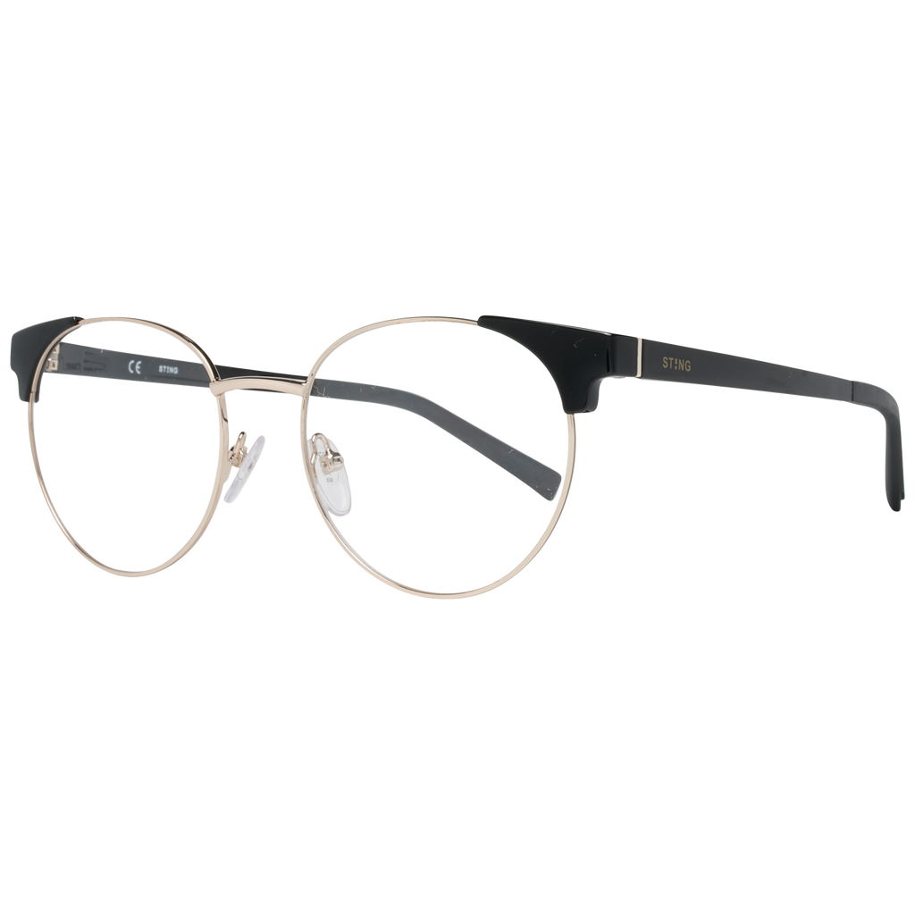 Sting glasses in Black with Metal frame, model Sting Optical Frames VST233 520300, from Burghley & Co – Luxury eyewear UK