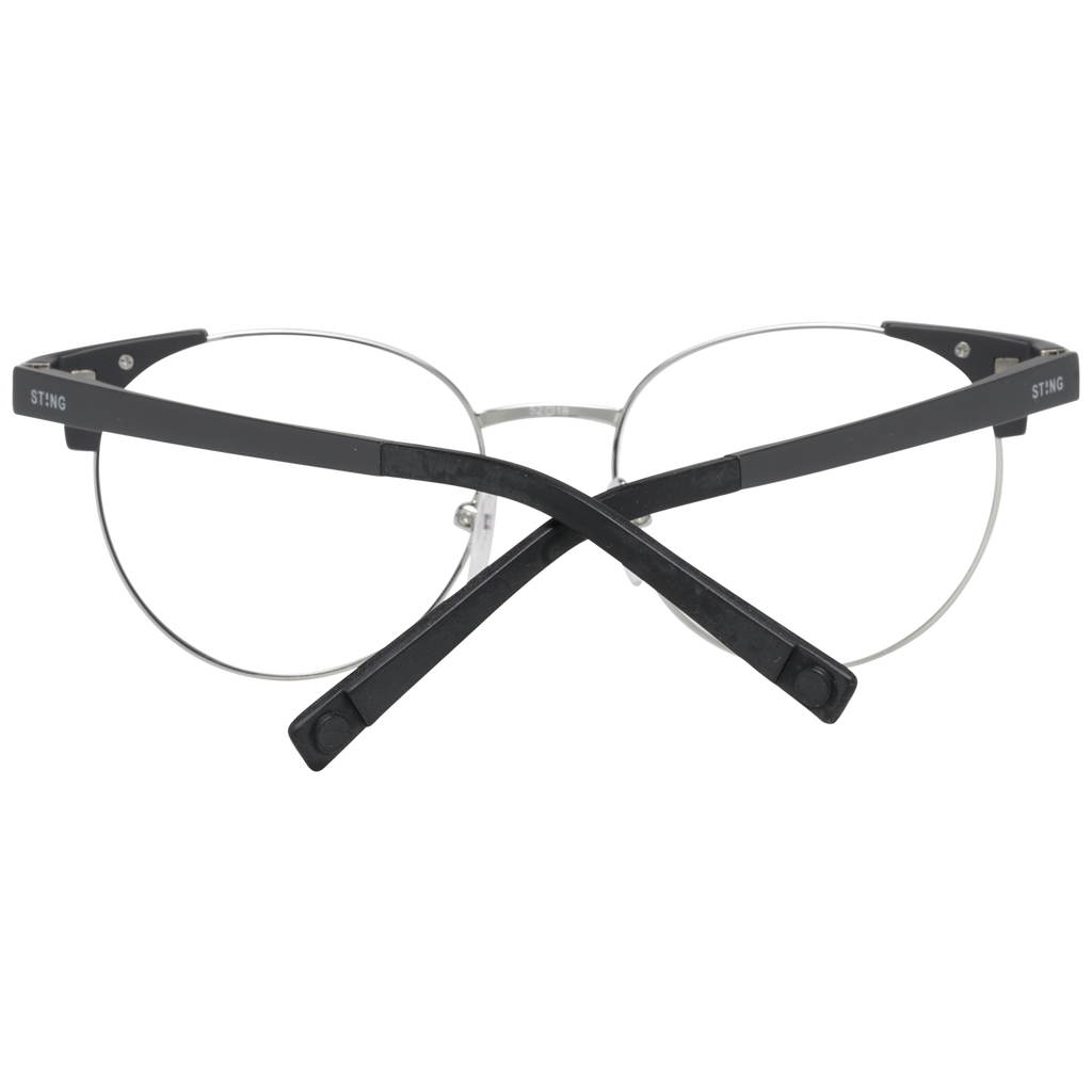Sting Rectangle glasses in Grey with Metal frame, model Sting Optical Frames VST233 520579, from Burghley & Co – Luxury eyewear UK