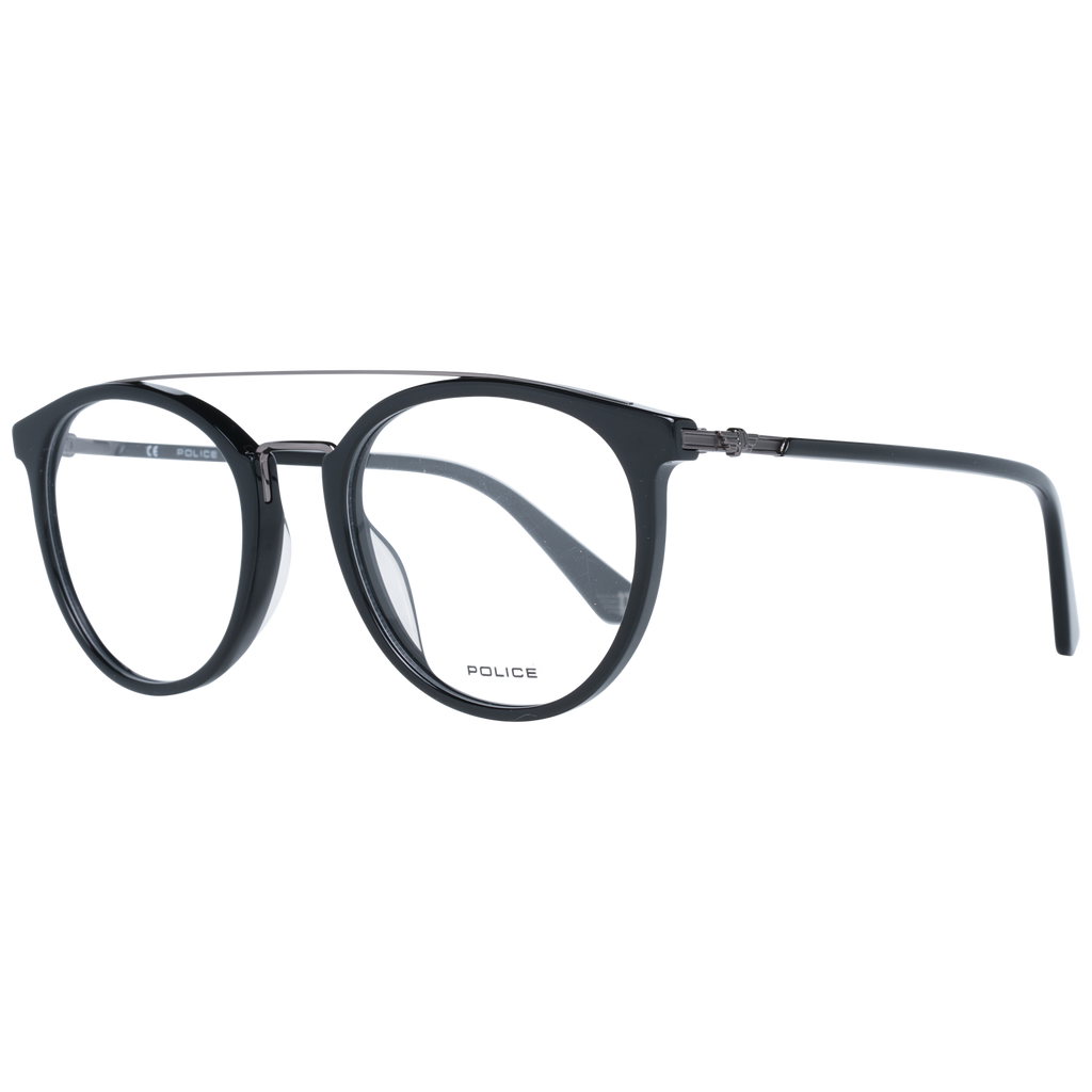 Police Aviator glasses in Black with Metal frame, model Police Optical Frames PL881 510700, from Burghley & Co – Luxury eyewear UK