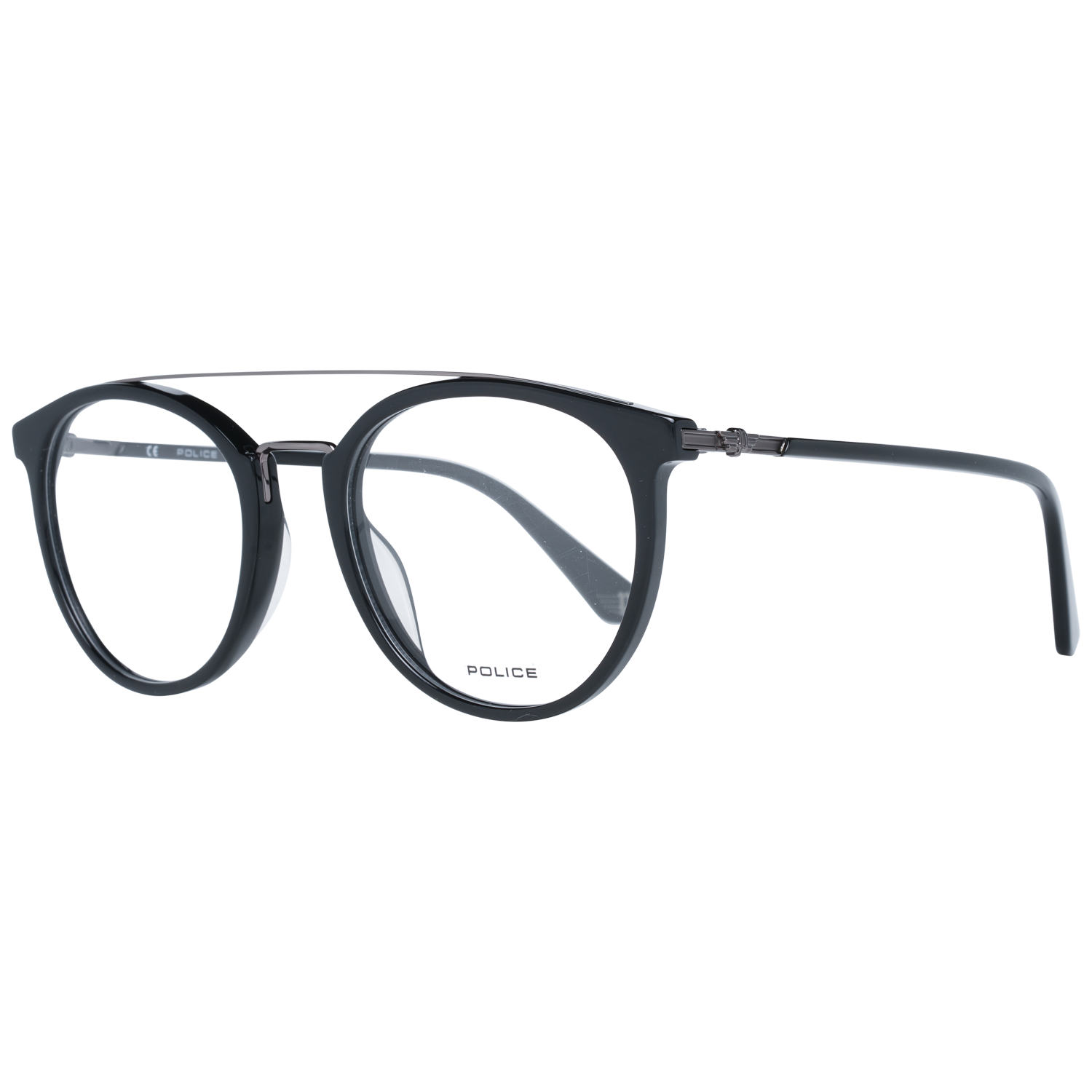 Police Aviator glasses in Black with Metal frame, model Police Optical Frames PL881 510700, from Burghley & Co – Luxury eyewear UK
