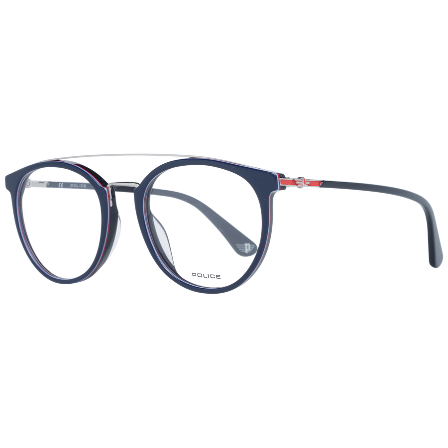 Police Round glasses in Blue with Metal frame, model Police Optical Frames PL881 5109DD, from Burghley & Co – Luxury eyewear UK
