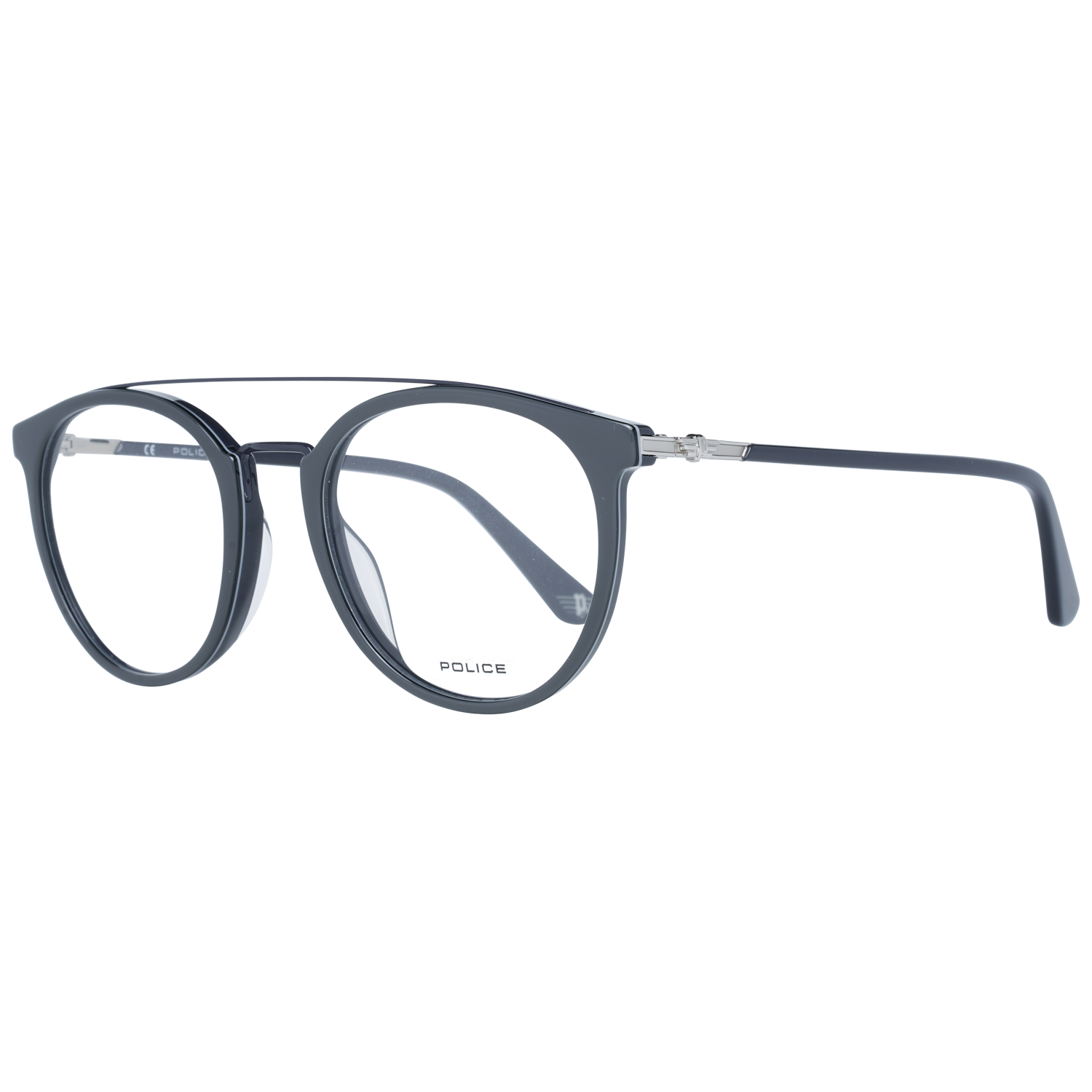 Police glasses in Grey with Metal frame, model Police Optical Frames PL881 510TAM, from Burghley & Co – Luxury eyewear UK
