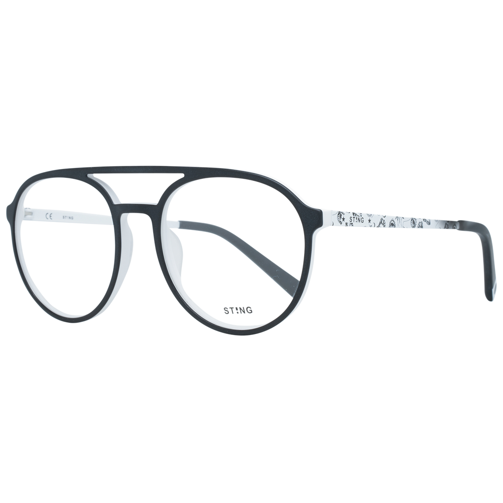 Sting glasses in White with Plastic frame, model Sting Optical Frame VST298 01GG 53, from Burghley & Co – Luxury eyewear UK