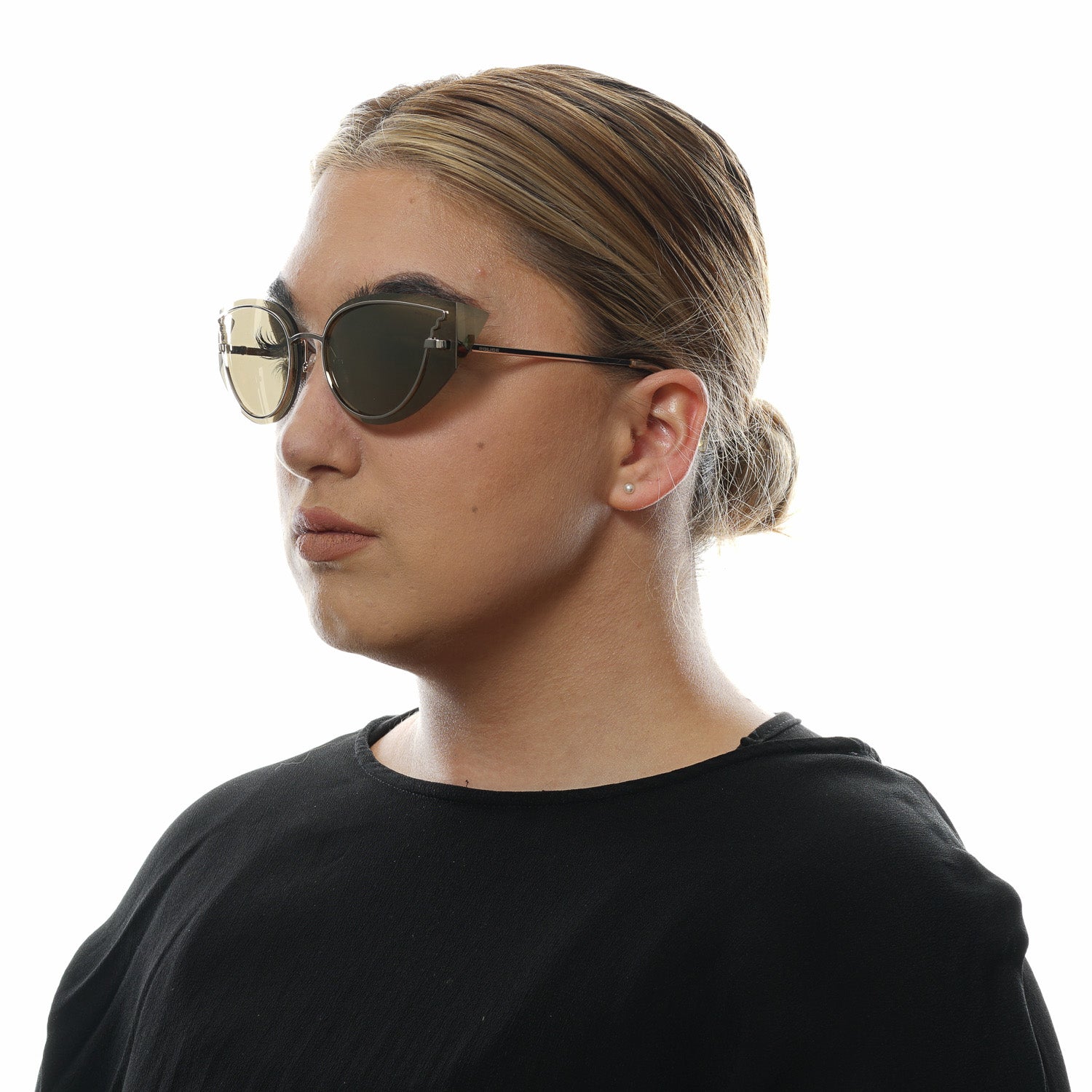 Police Cat-eye sunglasses in Gold with Metal frame, model Police Sunglasses PL939 63594G, from Burghley & Co – Luxury eyewear UK