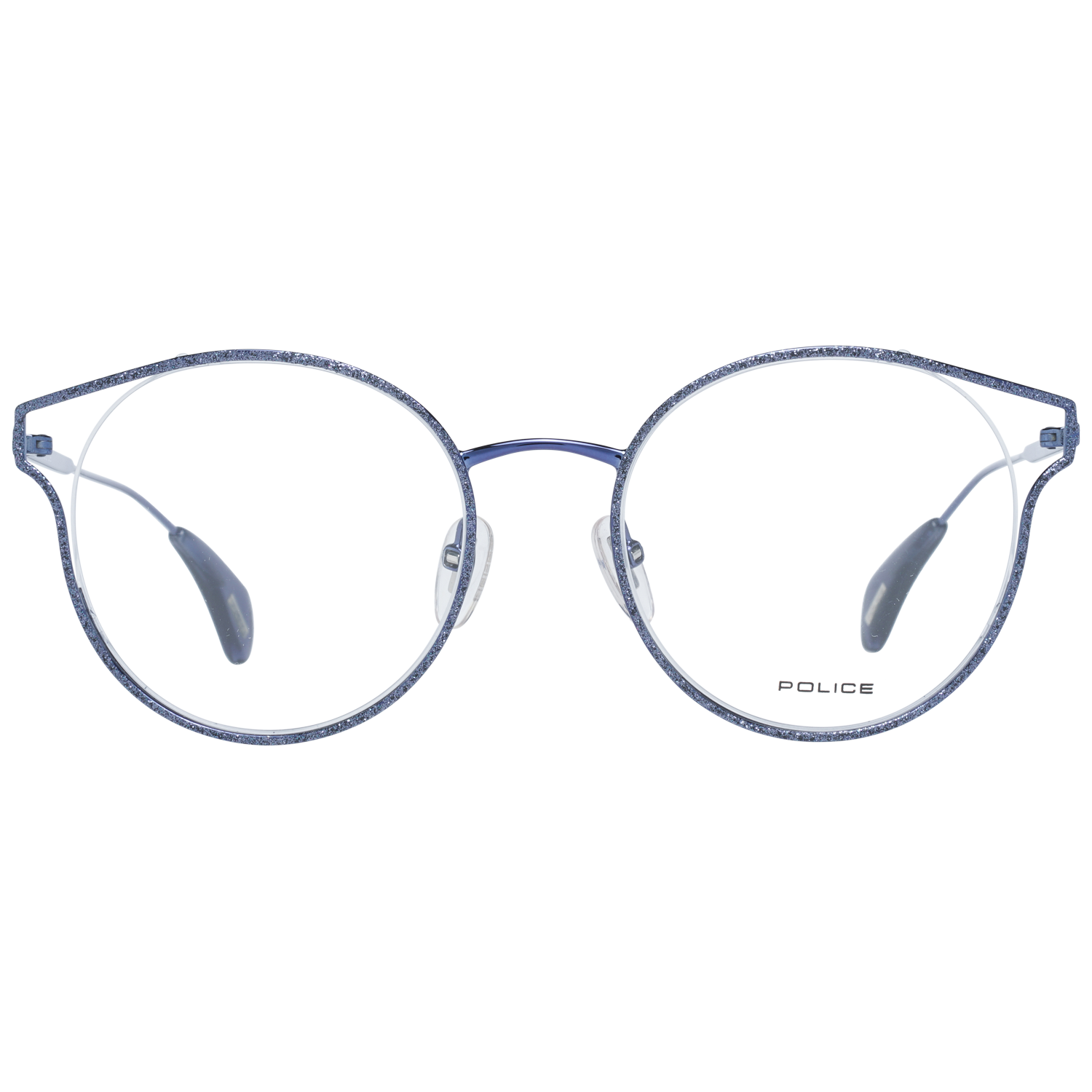 Police glasses in Blue with Metal frame, model Police Optical Frames PL926 500F54, from Burghley & Co – Luxury eyewear UK