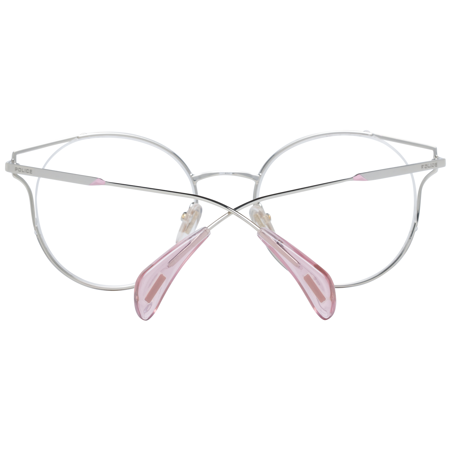 Police Round glasses in Pink with Metal frame, model Police Optical Frames PL926 500SNA, from Burghley & Co – Luxury eyewear UK