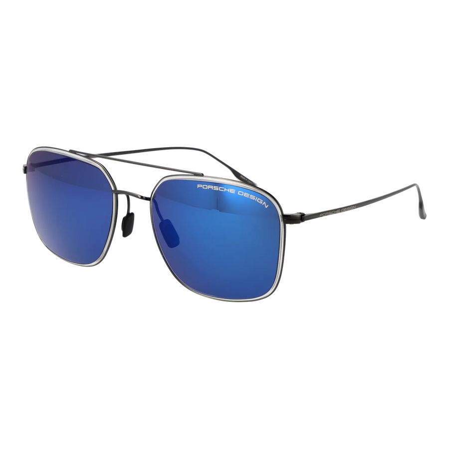 Porsche Design Square sunglasses, Titanium frame, Porsche Design Sunglasses P8940 A 55 – Burghley & Co (Image 1)