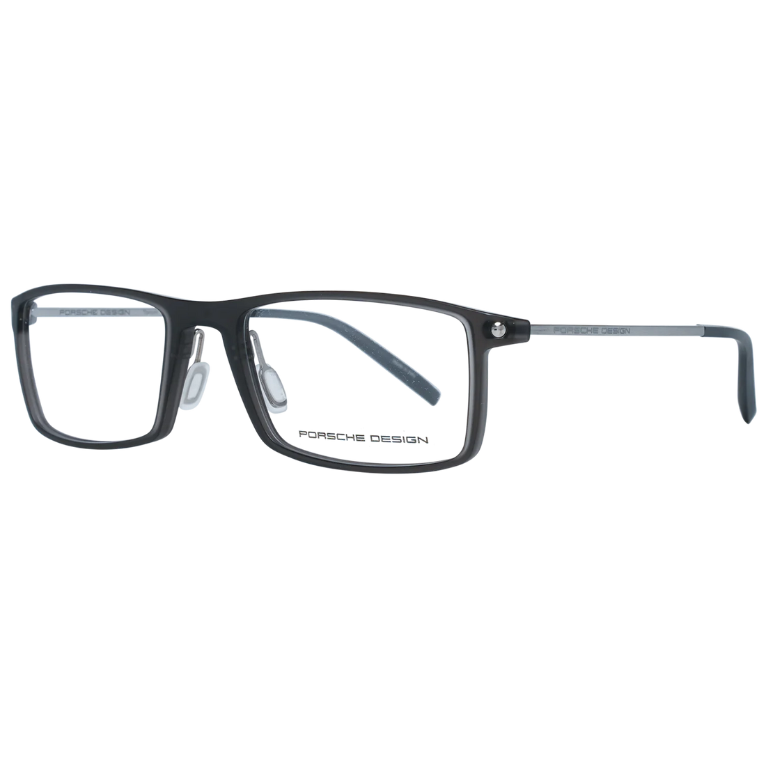Porsche Design Rectangle glasses, Metal frame, Porsche Design Optical Frames P8384 55C – Burghley & Co (Image 1)