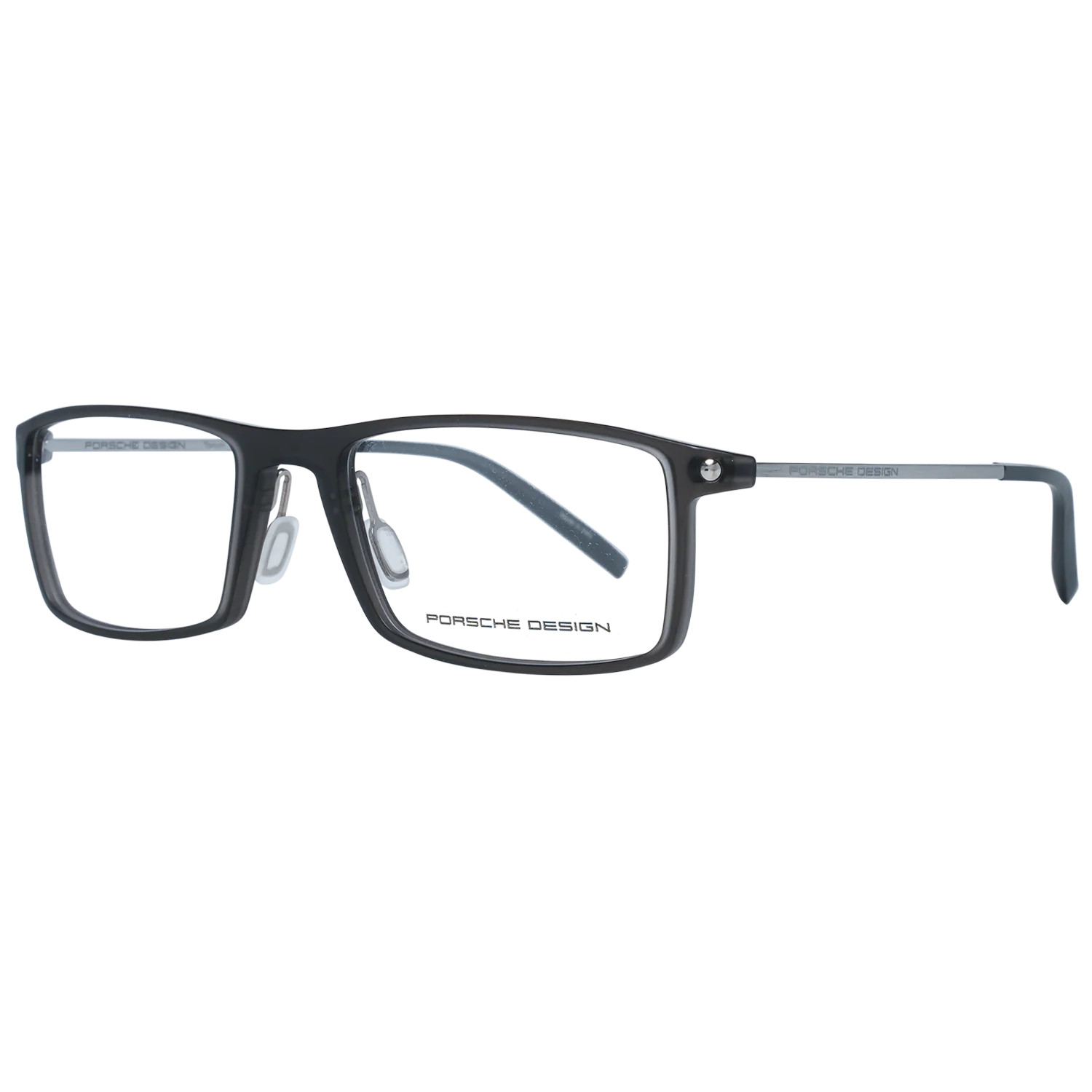 Porsche Design Rectangle glasses, Metal frame, Porsche Design Optical Frames P8384 55C – Burghley & Co (Image 1)