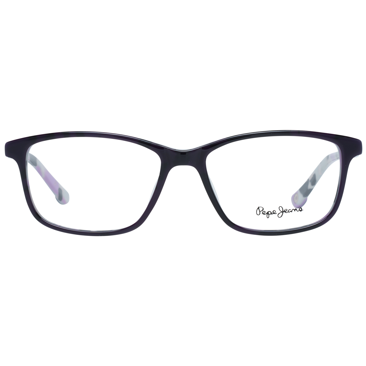 Pepe Jeans Rectangle glasses in Black with Plastic frame, model Pepe Jeans Optical Frames PJ3260 51C3 Scarlett, from Burghley & Co – Luxury eyewear UK