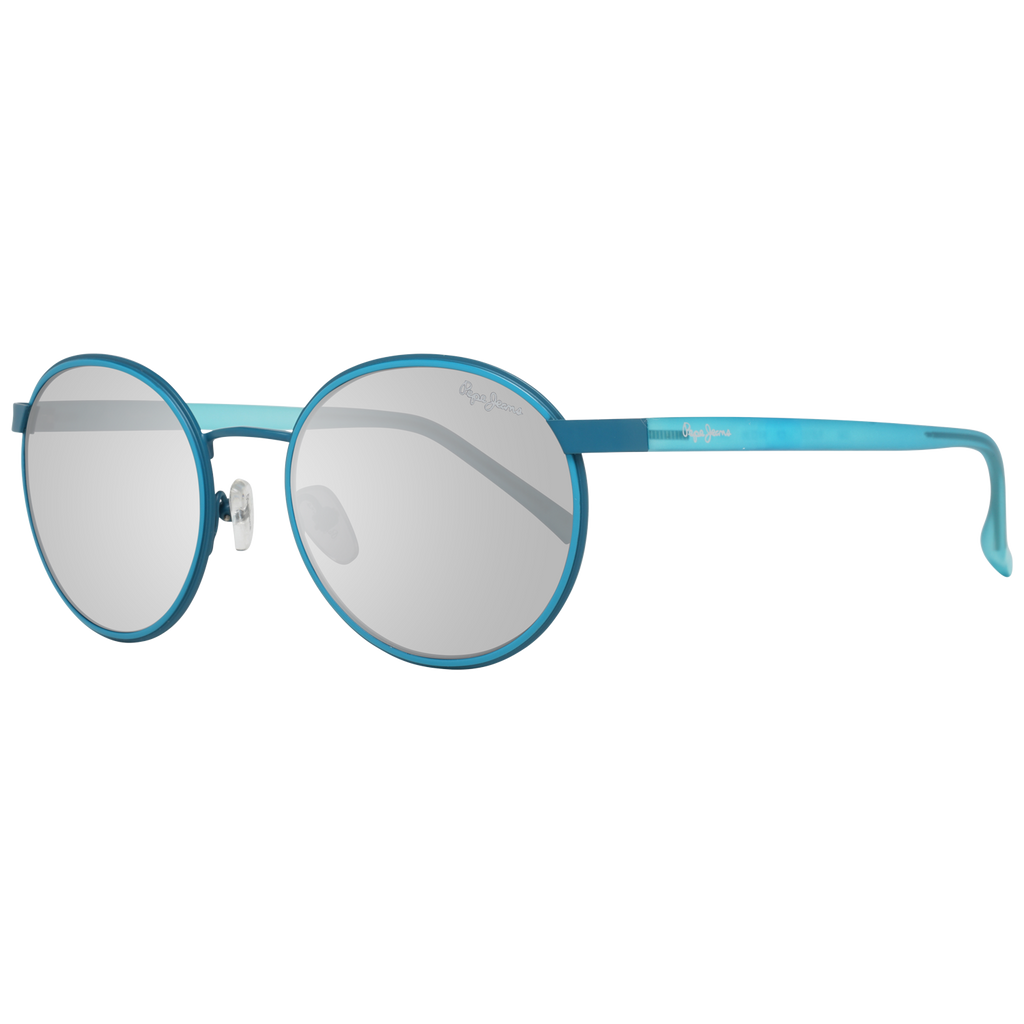 Pepe Jeans Oval sunglasses in Blue with Metal frame, model Pepe Jeans Sunglasses PJ5122 51C1, from Burghley & Co – Luxury eyewear UK