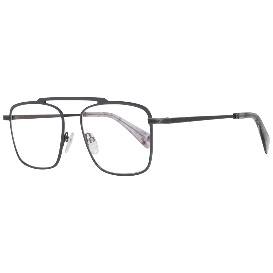Yohji Yamamoto Aviator glasses in Grey with Titanium frame, model Yohji Yamamoto Optical Frames YY3017 53908, from Burghley & Co – Luxury eyewear UK
