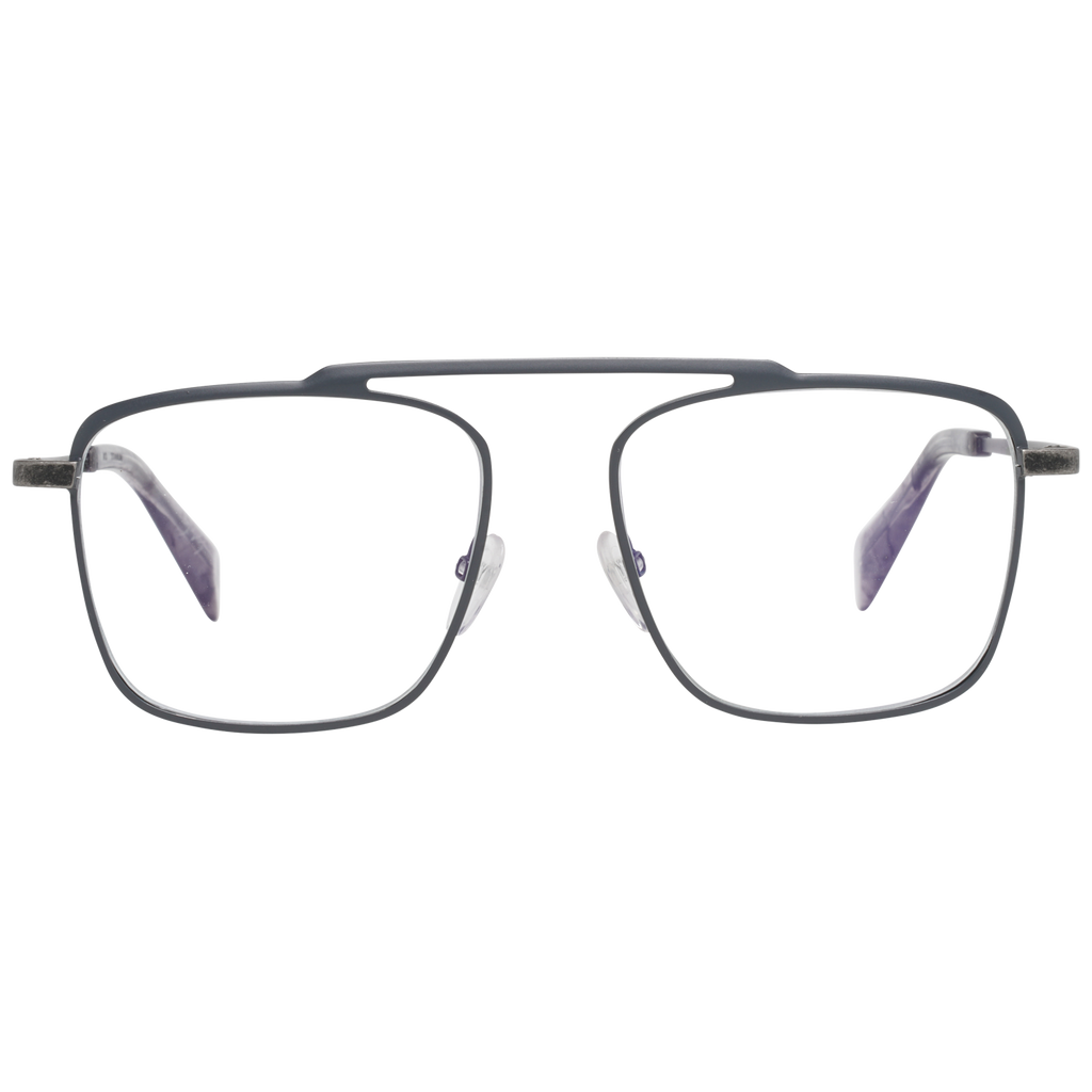 Yohji Yamamoto Aviator glasses in Grey with Titanium frame, model Yohji Yamamoto Optical Frames YY3017 53908, from Burghley & Co – Luxury eyewear UK