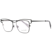 Yohji Yamamoto Square glasses in Gunmetal with Titanium frame, model Yohji Yamamoto Frames with Blue-Filter Lenses YY3019 51902, from Burghley & Co – Luxury eyewear UK