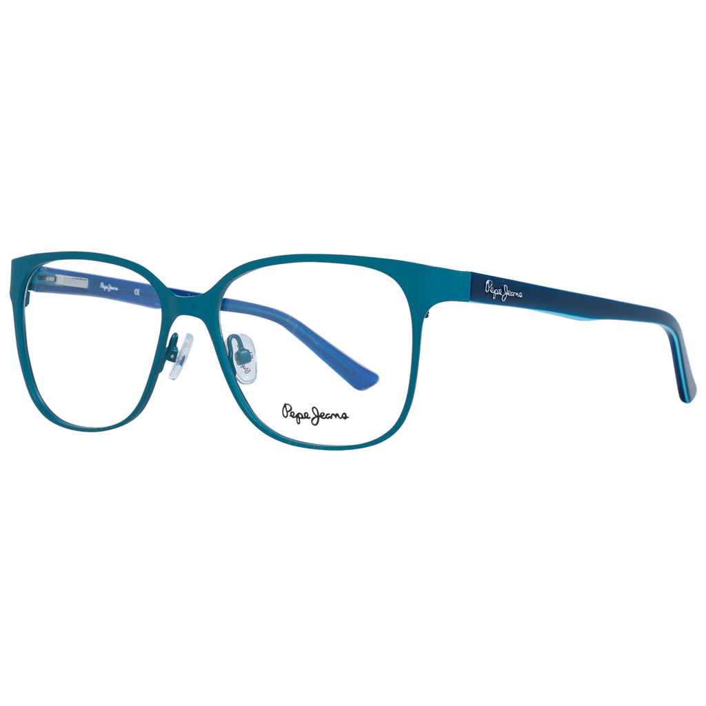 Pepe Jeans Square glasses in Blue with Metal frame, model Pepe Jeans Optical Frame PJ1251 C3 52, from Burghley & Co – Luxury eyewear UK