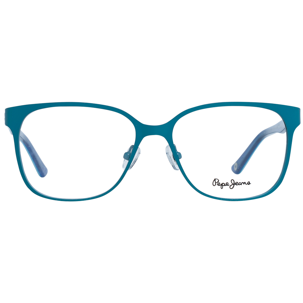 Pepe Jeans Square glasses in Blue with Metal frame, model Pepe Jeans Optical Frame PJ1251 C3 52, from Burghley & Co – Luxury eyewear UK