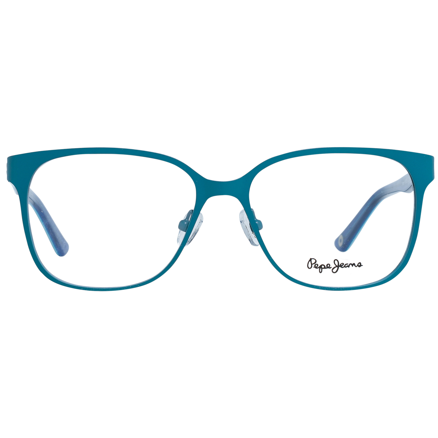 Pepe Jeans Square glasses in Blue with Metal frame, model Pepe Jeans Optical Frame PJ1251 C3 52, from Burghley & Co – Luxury eyewear UK