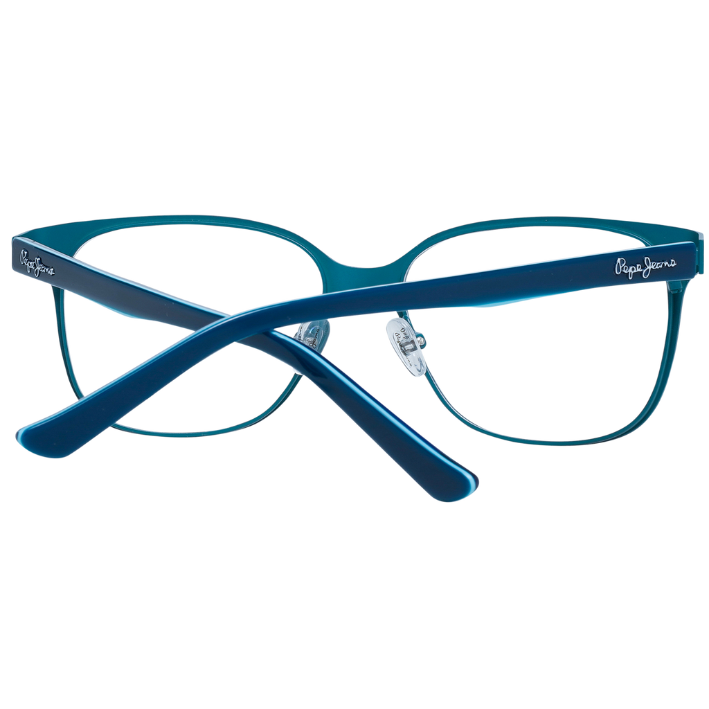 Pepe Jeans Square glasses in Blue with Metal frame, model Pepe Jeans Optical Frame PJ1251 C3 52, from Burghley & Co – Luxury eyewear UK