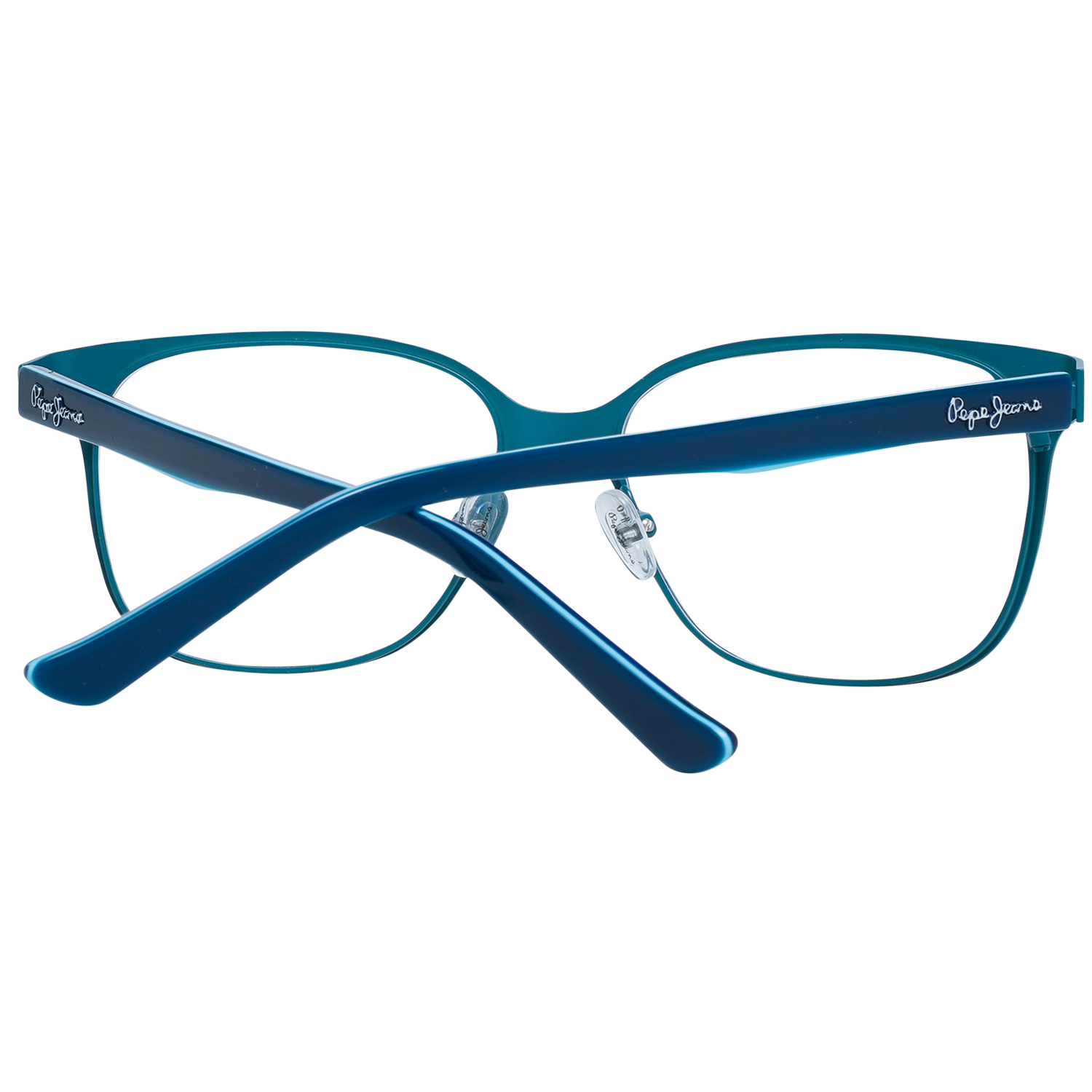 Pepe Jeans Square glasses in Blue with Metal frame, model Pepe Jeans Optical Frame PJ1251 C3 52, from Burghley & Co – Luxury eyewear UK