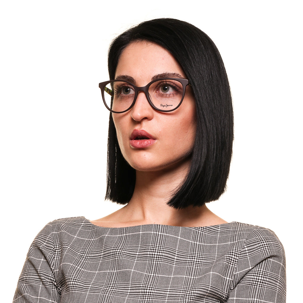 Pepe Jeans glasses in Brown with Plastic frame, model Pepe Jeans Optical Frame PJ3318 C2 52, from Burghley & Co – Luxury eyewear UK