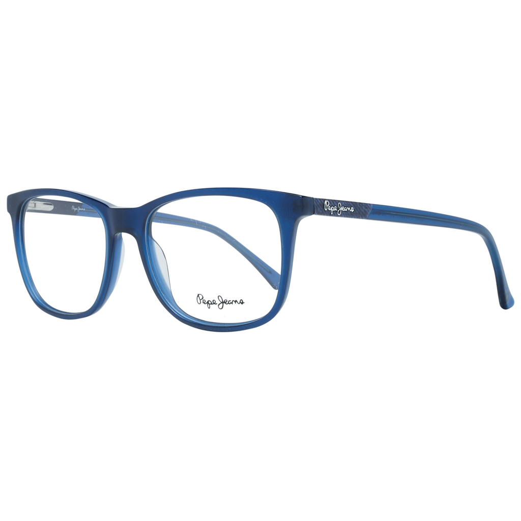 Pepe Jeans Square glasses in Blue with Plastic frame, model Pepe Jeans Optical Frames PJ3324 52C3 Heller, from Burghley & Co – Luxury eyewear UK