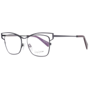 Yohji Yamamoto Square glasses in Grey with Titanium frame, model Yohji Yamamoto Optical Frames YY3019 51701, from Burghley & Co – Luxury eyewear UK