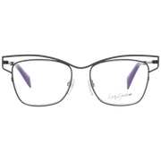 Yohji Yamamoto Square glasses in Grey with Titanium frame, model Yohji Yamamoto Optical Frames YY3019 51701, from Burghley & Co – Luxury eyewear UK