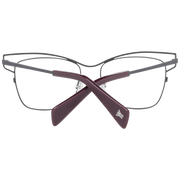 Yohji Yamamoto Square glasses in Grey with Titanium frame, model Yohji Yamamoto Optical Frames YY3019 51701, from Burghley & Co – Luxury eyewear UK