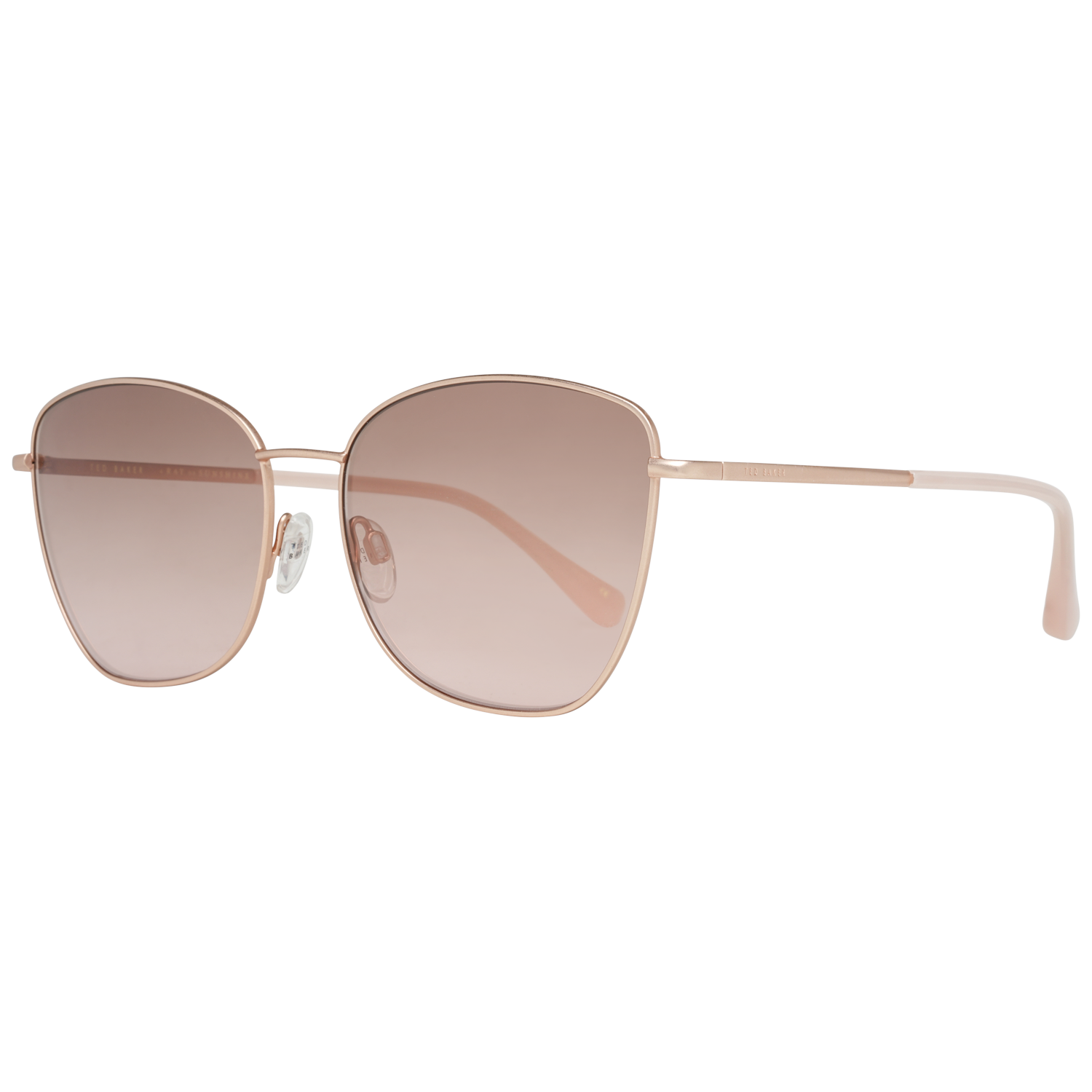 Ted Baker sunglasses in Gold and Pink with Metal frame, model Ted Baker Sunglasses TB1522 400 59 Ariel, from Burghley & Co – Luxury eyewear UK