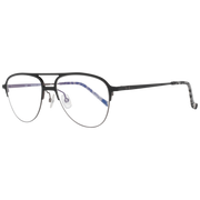 Hackett Bespoke Aviator glasses in Black with Metal frame, model Hackett Bespoke Optical Frames HEB246 53002, from Burghley & Co – Luxury eyewear UK