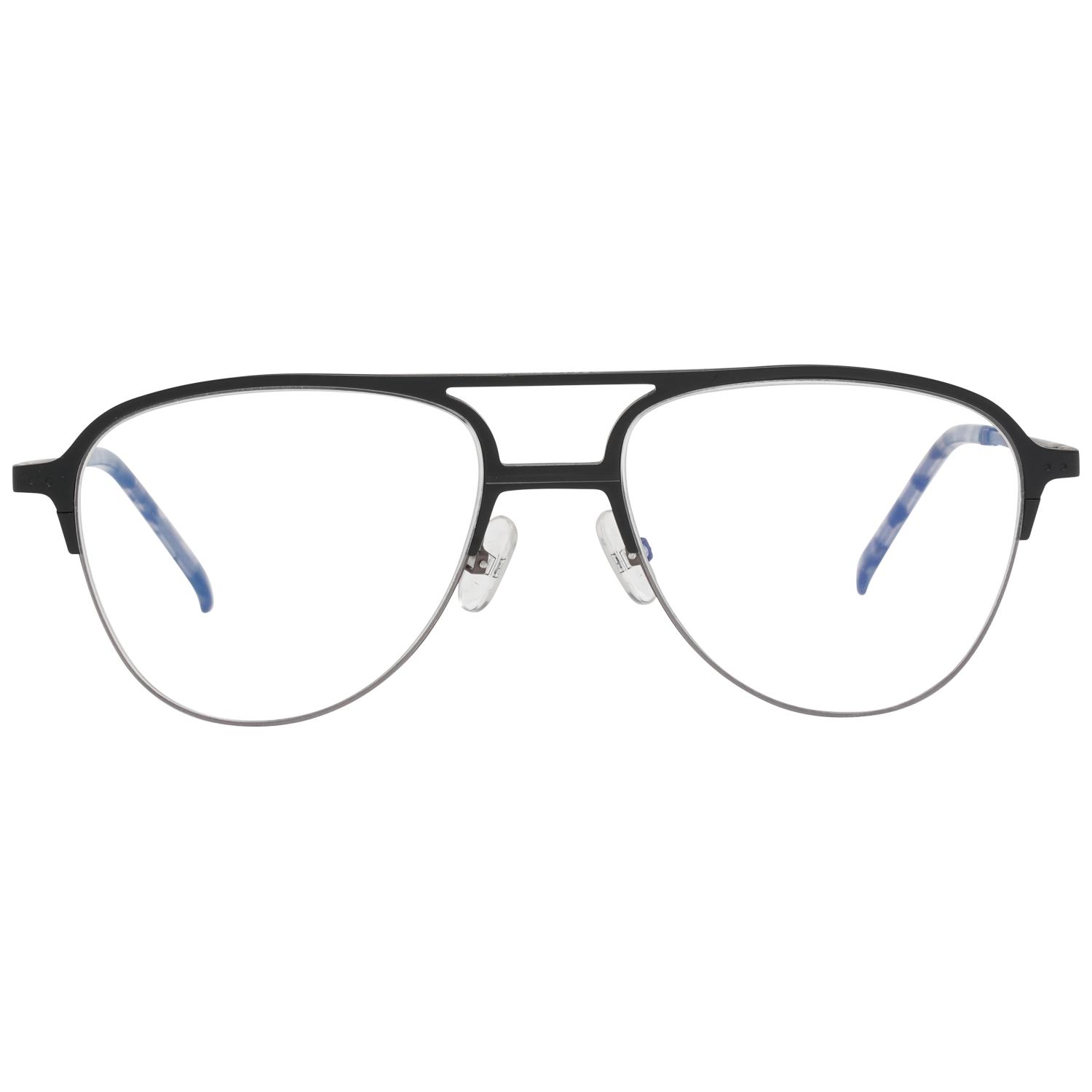 Hackett Bespoke Aviator glasses in Black with Metal frame, model Hackett Bespoke Optical Frames HEB246 53002, from Burghley & Co – Luxury eyewear UK