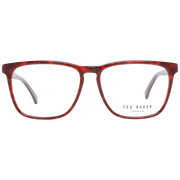Ted Baker Square glasses in Red with Plastic frame, model Ted Baker Optical Frames TB8208 54259, from Burghley & Co – Luxury eyewear UK