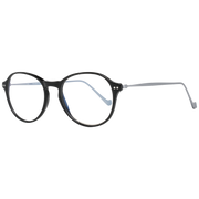 Hackett Bespoke Round glasses in Black with Plastic frame, model Hackett Bespoke Optical Frames HEB247 51001, from Burghley & Co – Luxury eyewear UK