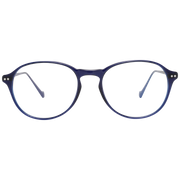 Hackett Bespoke Round glasses in Blue with Metal frame, model Hackett Bespoke Optical Frames HEB247 51683, from Burghley & Co – Luxury eyewear UK