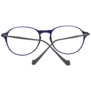 Hackett Bespoke Round glasses in Blue with Metal frame, model Hackett Bespoke Optical Frames HEB247 51683, from Burghley & Co – Luxury eyewear UK