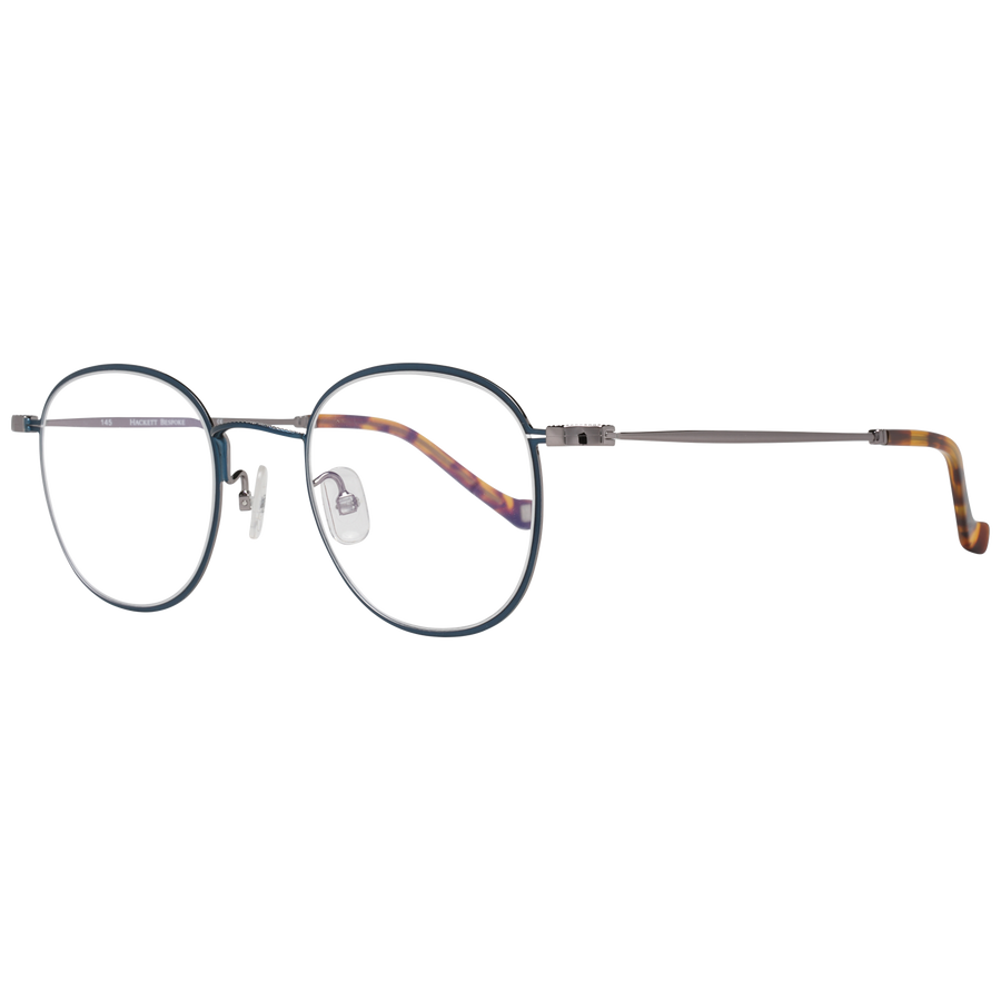 Hackett Bespoke glasses in Blue with Metal frame, model Hackett Bespoke Optical Frames HEB242 48600, from Burghley & Co – Luxury eyewear UK