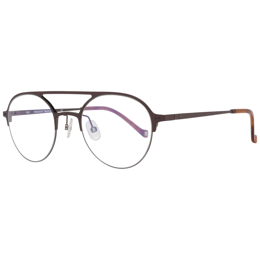Hackett Bespoke glasses in Brown with Metal frame, model Hackett Bespoke Optical Frames HEB249 49175, from Burghley & Co – Luxury eyewear UK