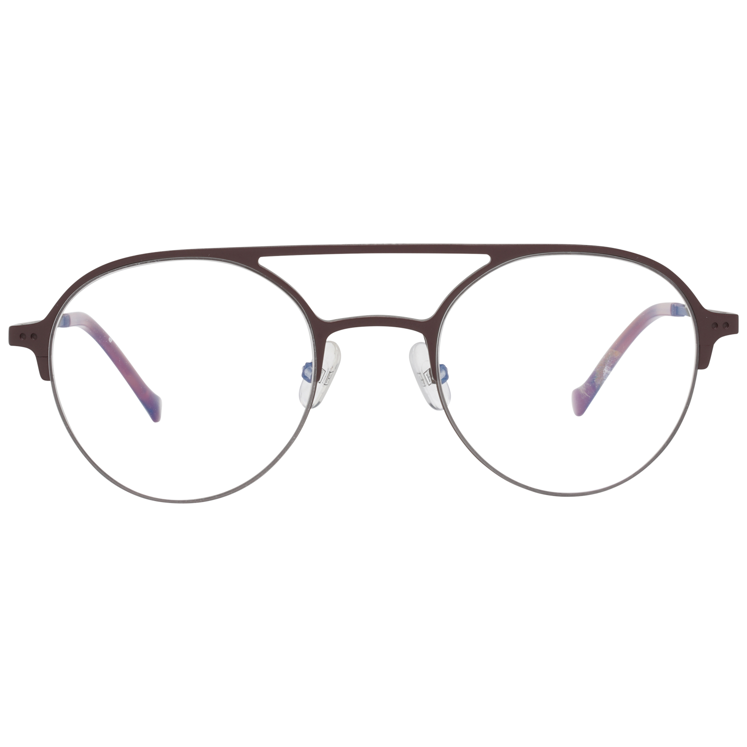 Hackett Bespoke glasses in Brown with Metal frame, model Hackett Bespoke Optical Frames HEB249 49175, from Burghley & Co – Luxury eyewear UK