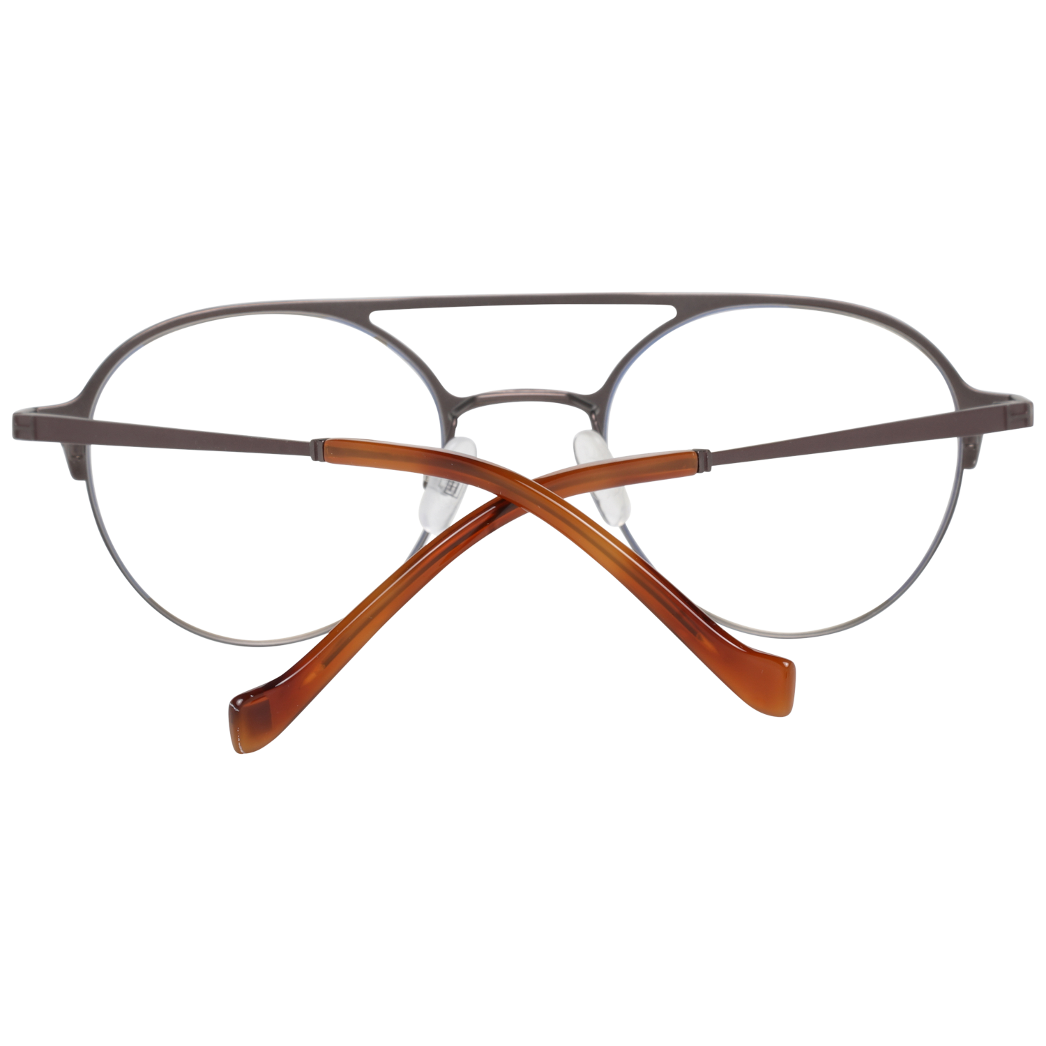 Hackett Bespoke glasses in Brown with Metal frame, model Hackett Bespoke Optical Frames HEB249 49175, from Burghley & Co – Luxury eyewear UK